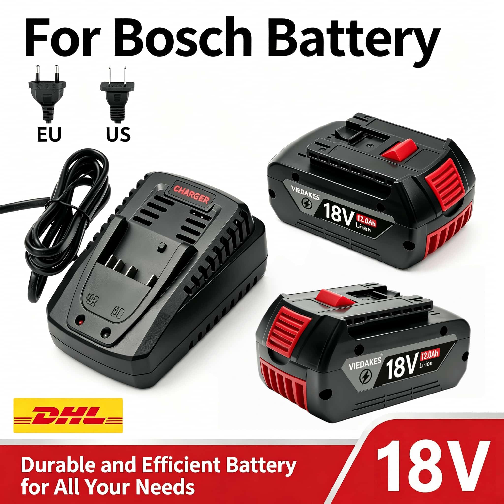Bosch Drill Gsb 18V - Аккумулятор 18В 10.0Ач для Bosch BAT618,