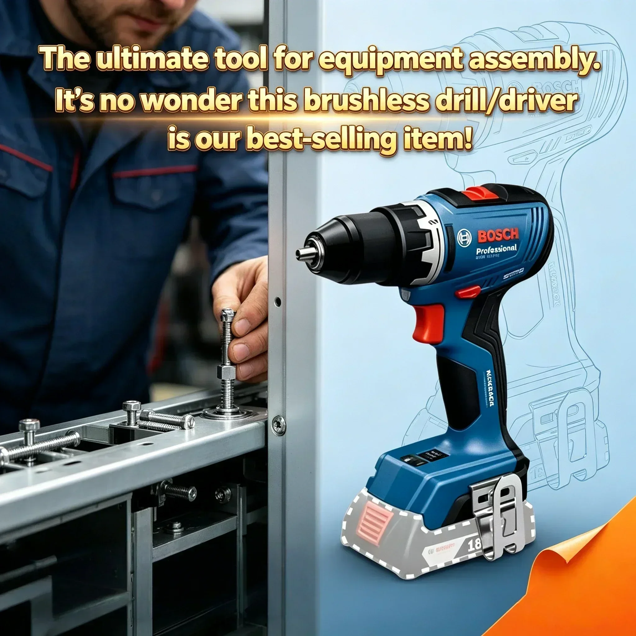 Bosch Drill Gsb 18V - Профессиональная беспроводная дрель BOSCH GSR 18V-65