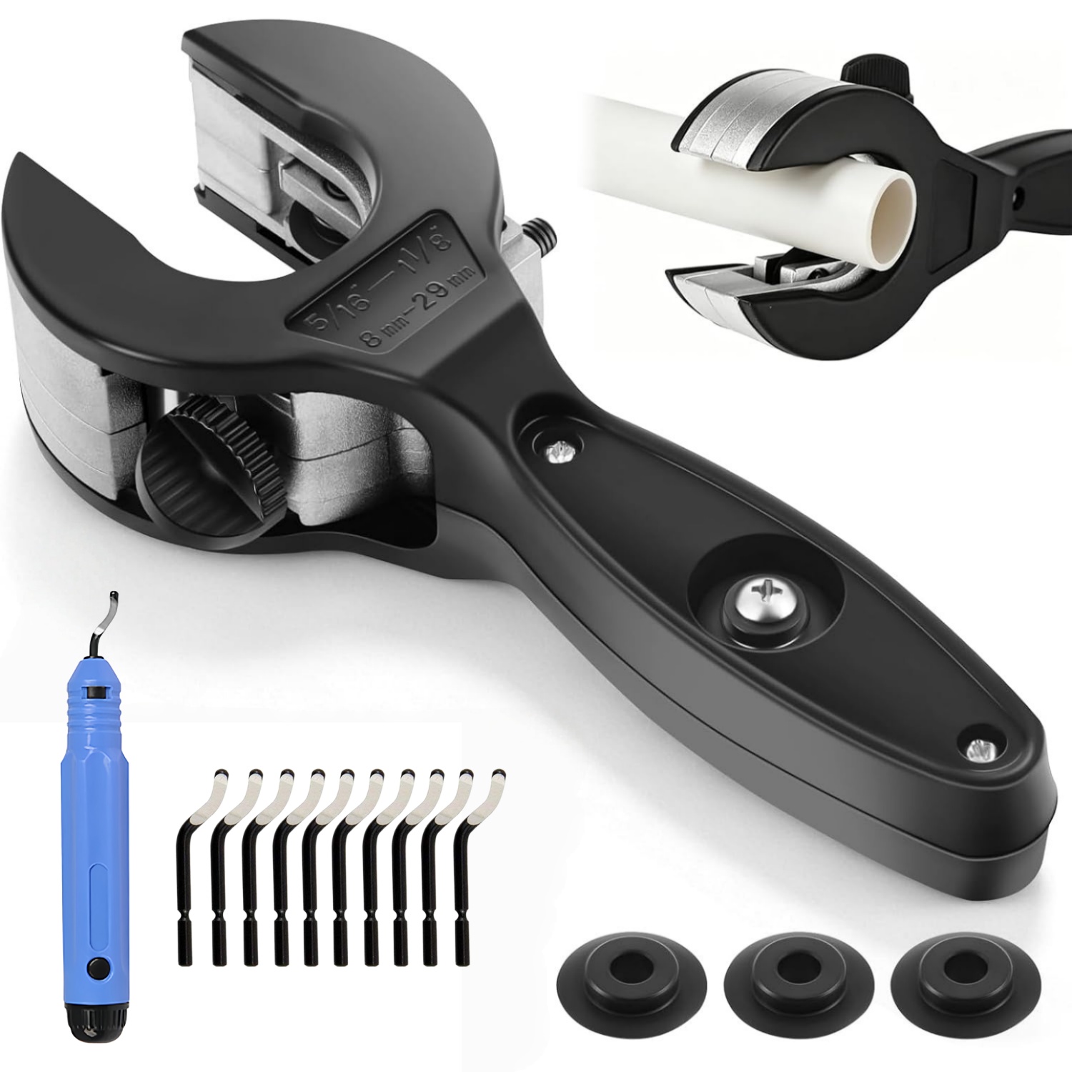 Pipe Cutter Ratchet - Набор труборезов с храповым механизмом для