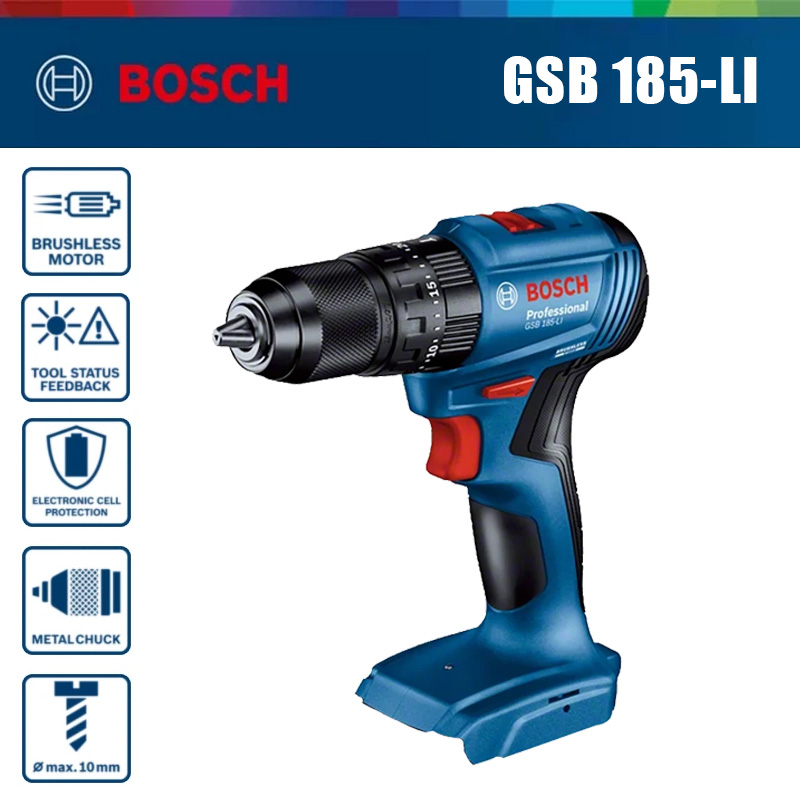 Bosch Drill Gsb 18V - Бесщеточная аккумуляторная ударная дрель-шуруповерт Bosch GSB