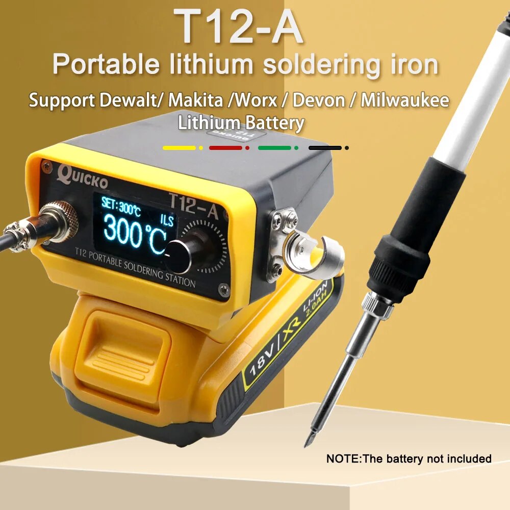 Milwaukee Drill M12 Fuel - Беспроводная паяльная станция T12, 72 Вт,