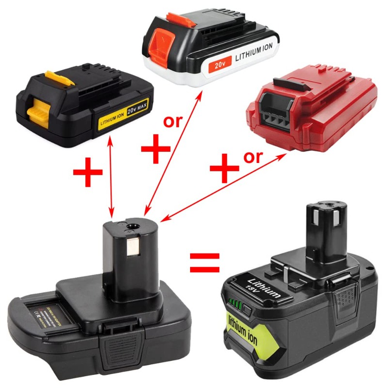 Адаптер батареи ALASICKA BPS18 – обзор и цена Black+Decker Tool Cordless