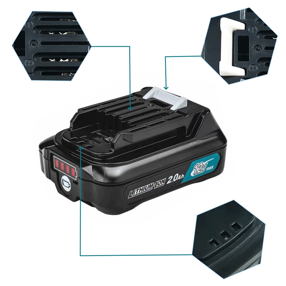 1 шт. 10,8 В 12 В, макс. 2,0 А – обзор и цена Makita Drill Hp1640