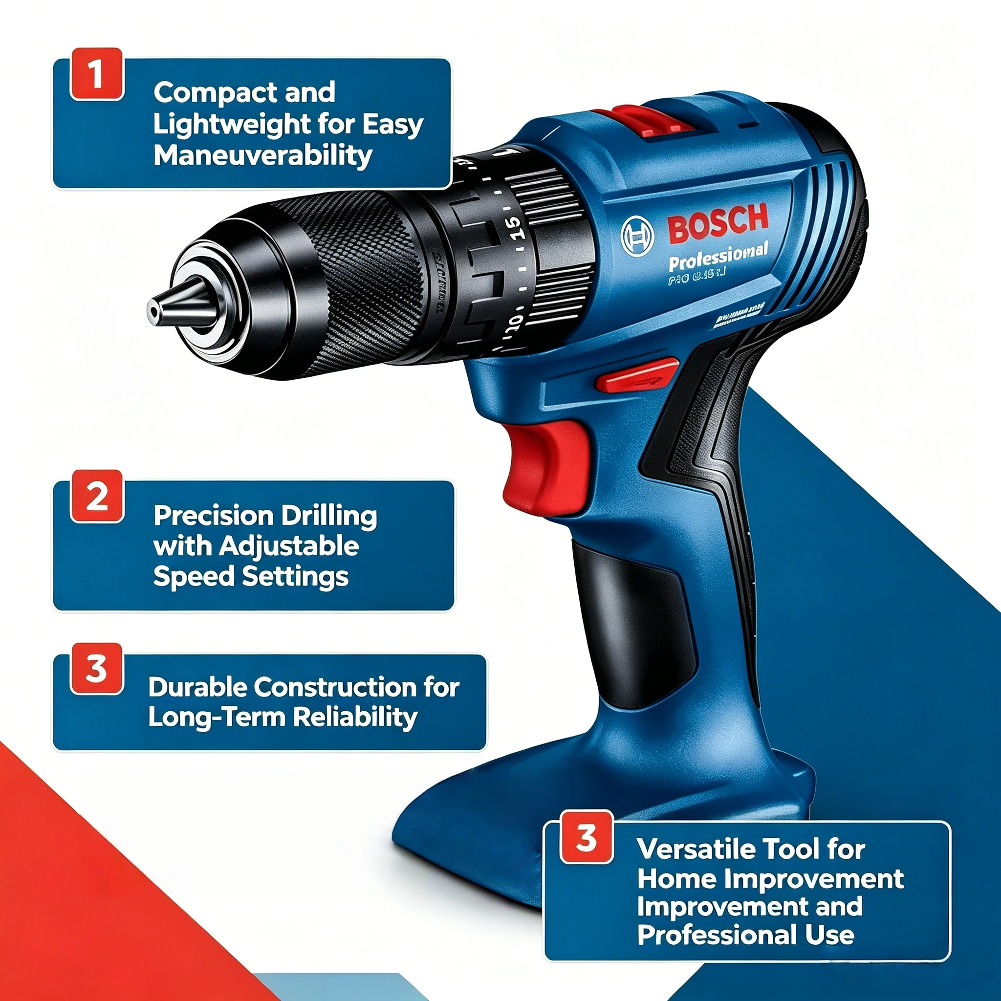 Аккумуляторная ударная дрель B – обзор и цена Bosch Drill Gsb 18V