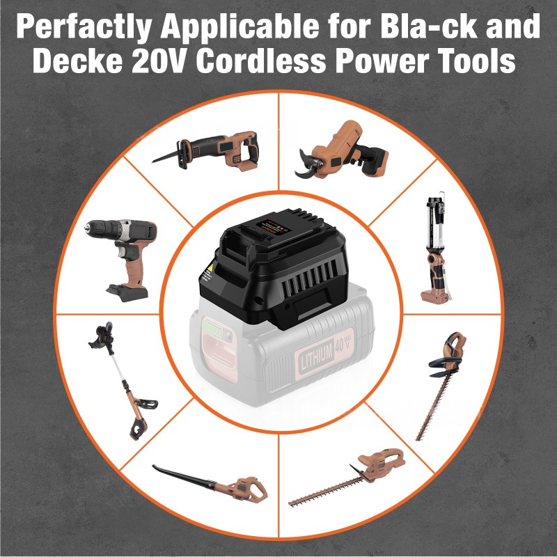 Адаптер для аккумулятора HAKSI – обзор и цена Black+Decker Tool Cordless