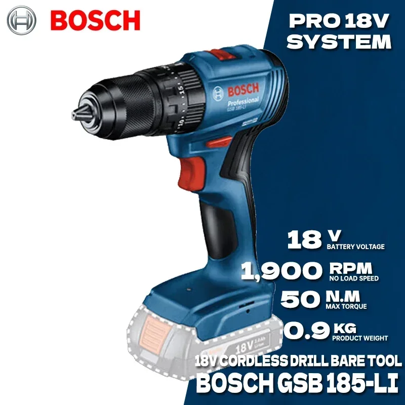Бесщеточная аккумуляторная уда – обзор и цена Bosch Drill Gsb 18V