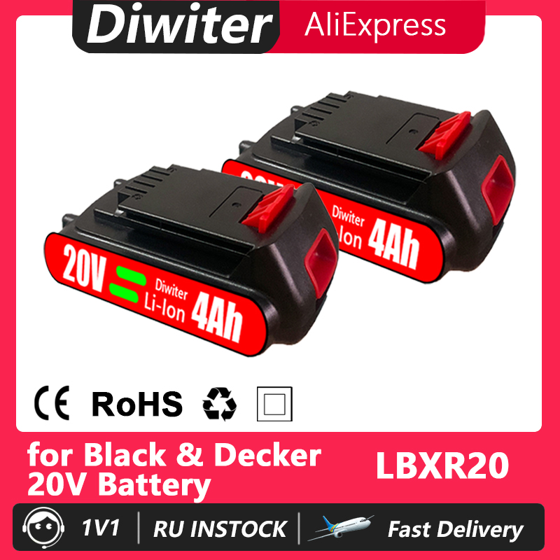18 В 4000 мАч для Black & Deck – обзор и цена Black+Decker Tool 20V Max