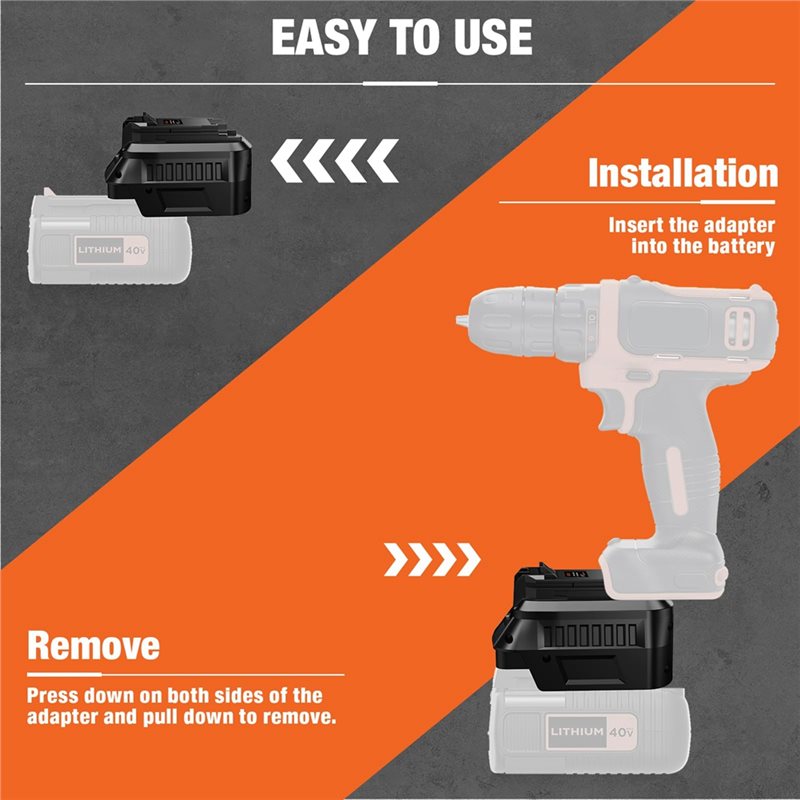 【RECOMENDAR】Адаптер аккумулято – обзор и цена Black+Decker Tool Cordless