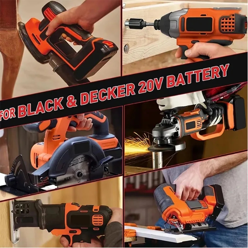 Аккумулятор 18В 3.0Ач 4.0Ач BL – обзор и цена Black+Decker Tool 20V Max