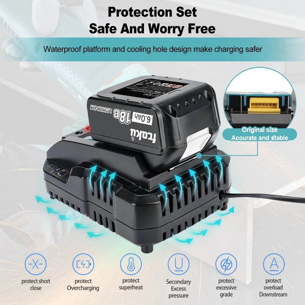 Зарядное устройство для литий- – обзор и цена Makita Drill Hp1640