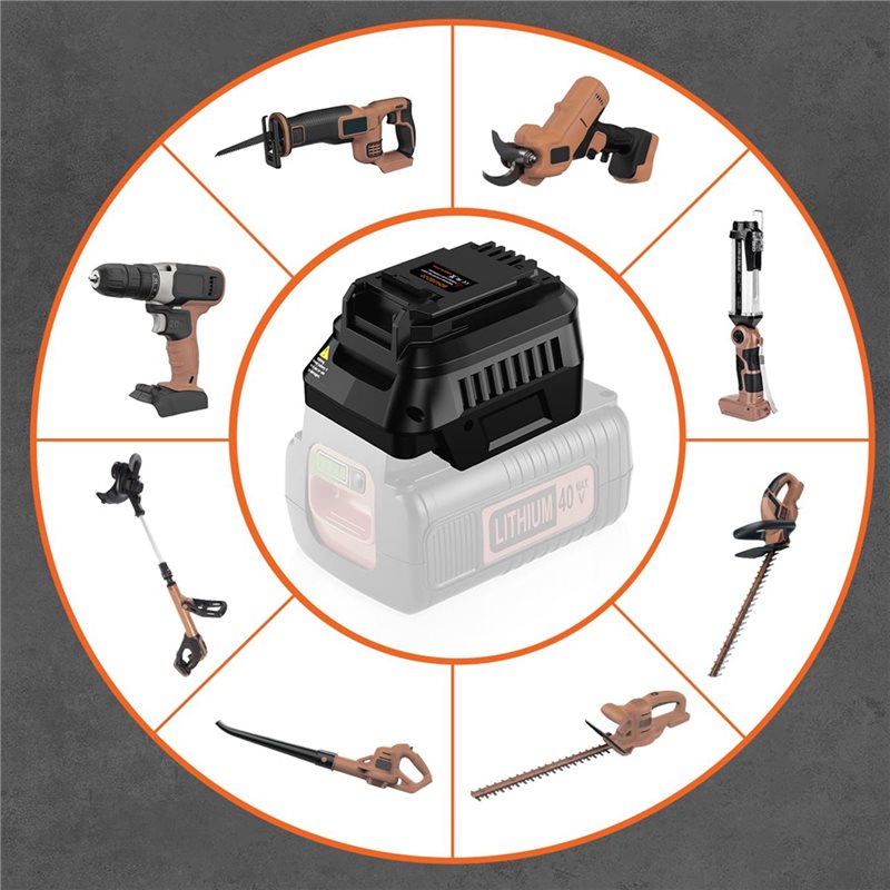 Y42A-адаптер аккумулятора для  – обзор и цена Black+Decker Tool Cordless