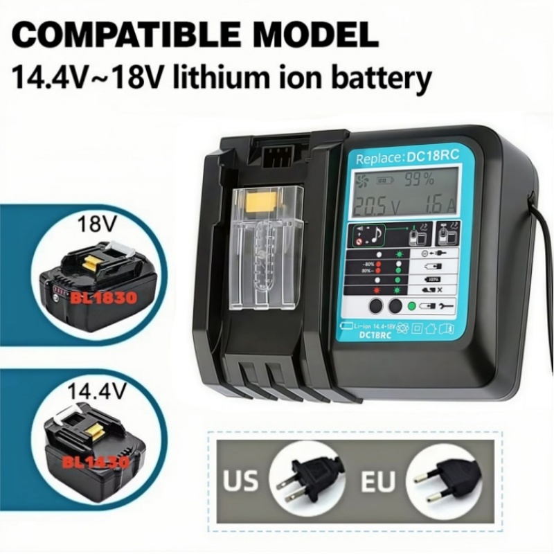 Зарядное устройство DC18RC с б – обзор и цена Makita Drill Hp1640