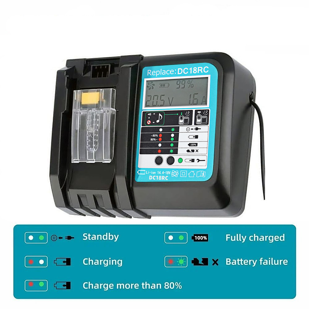 Зарядное устройство DC18RC с б – обзор и цена Makita Drill Hp1640