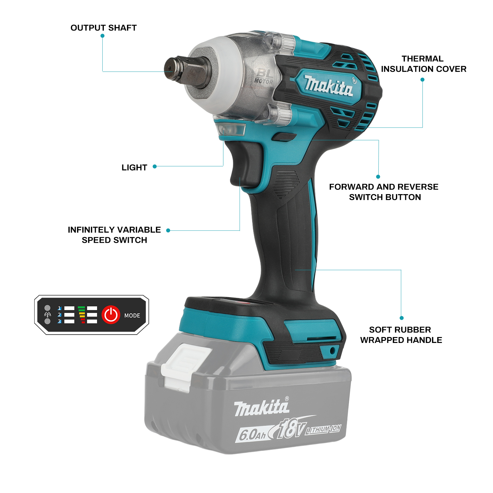 Аккумуляторный ударный гайкове – обзор и цена Makita Drill Dtw300