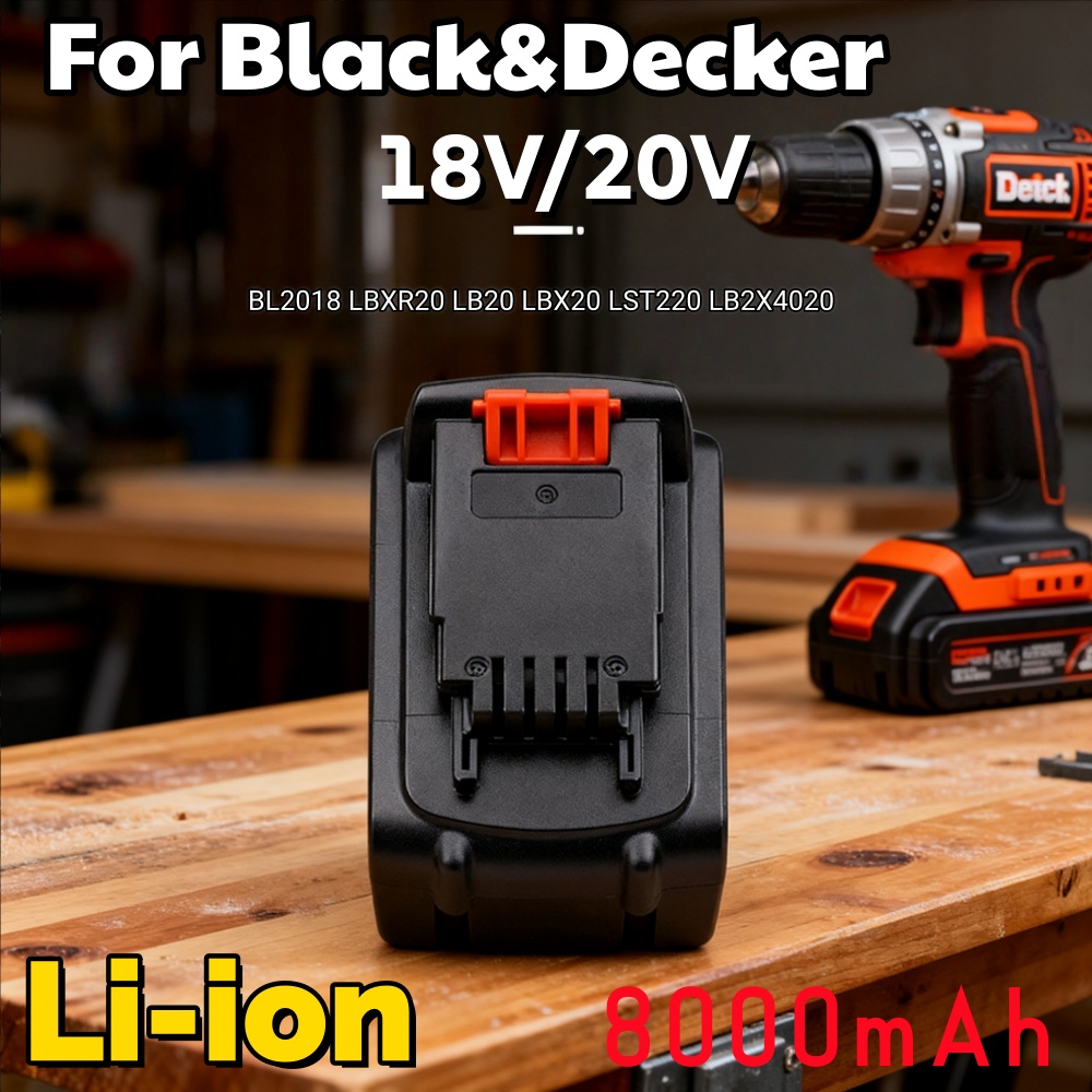 Аккумулятор 20В 8000мАч (8.0Ач – обзор и цена Black+Decker Tool 20V Max