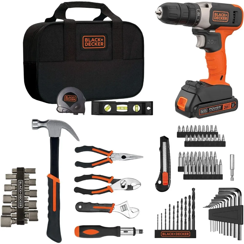 % для домашнего набора инструм – обзор и цена Black+Decker Tool 20V Max