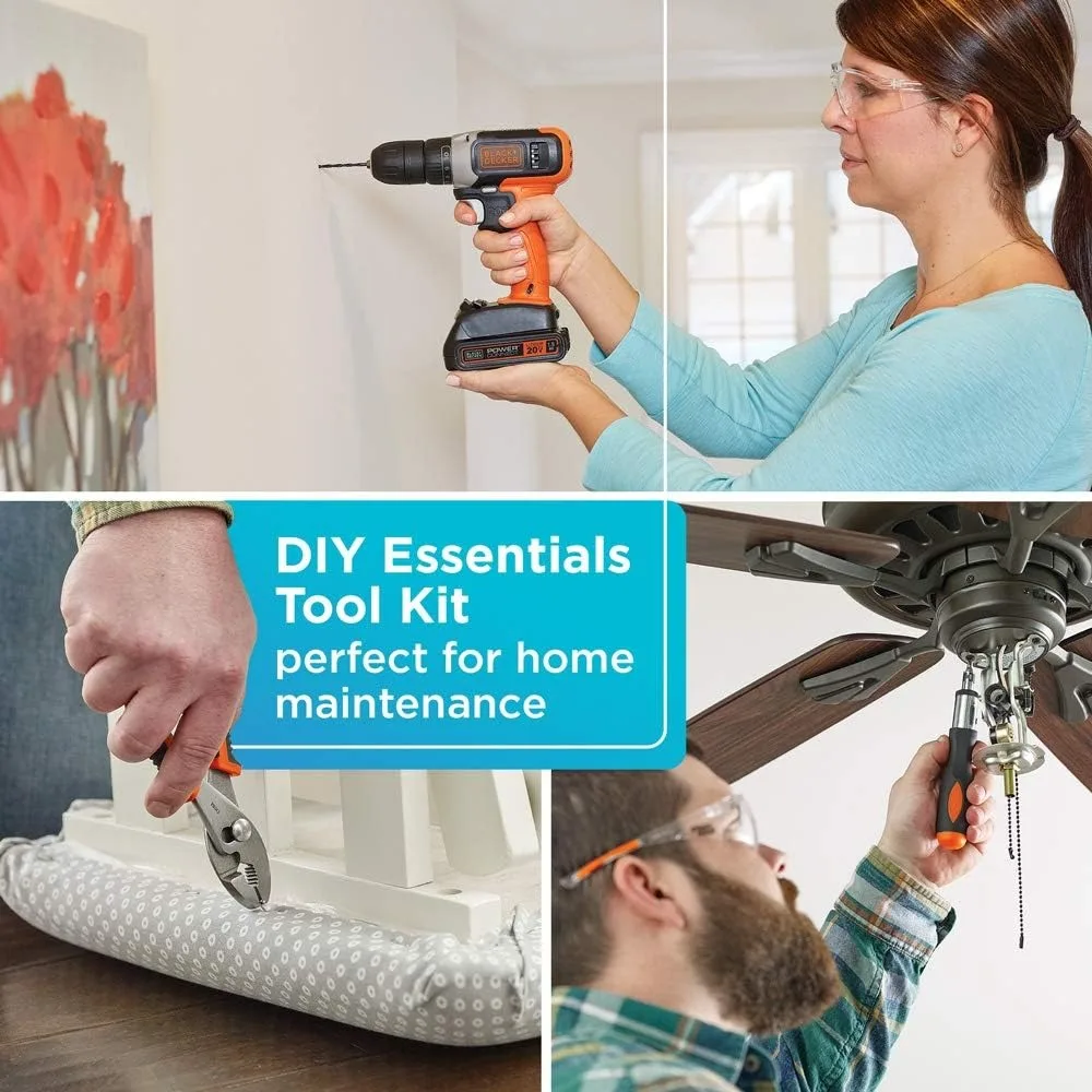 % для домашнего набора инструм – обзор и цена Black+Decker Tool 20V Max