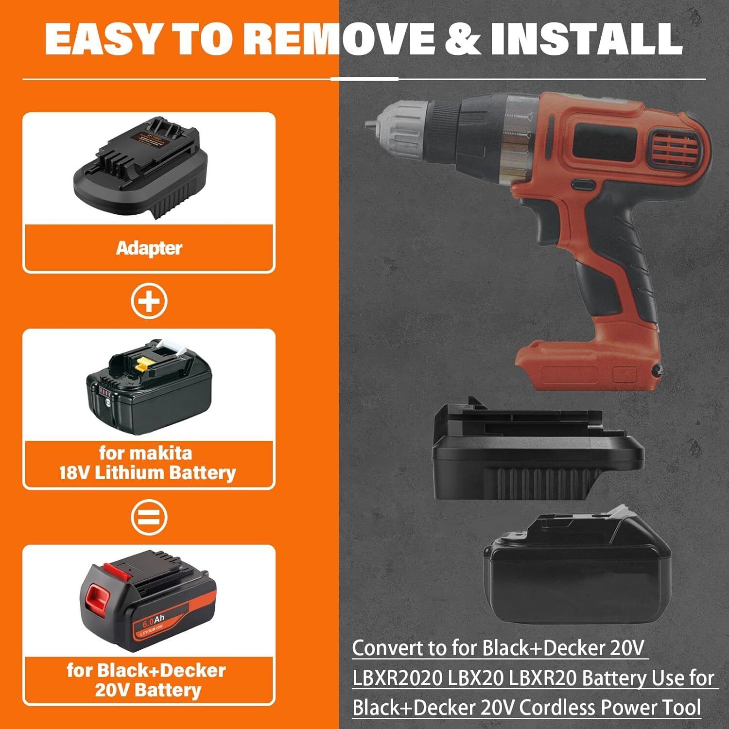 Конвертер для инструментов Mak – обзор и цена Black+Decker Tool Cordless